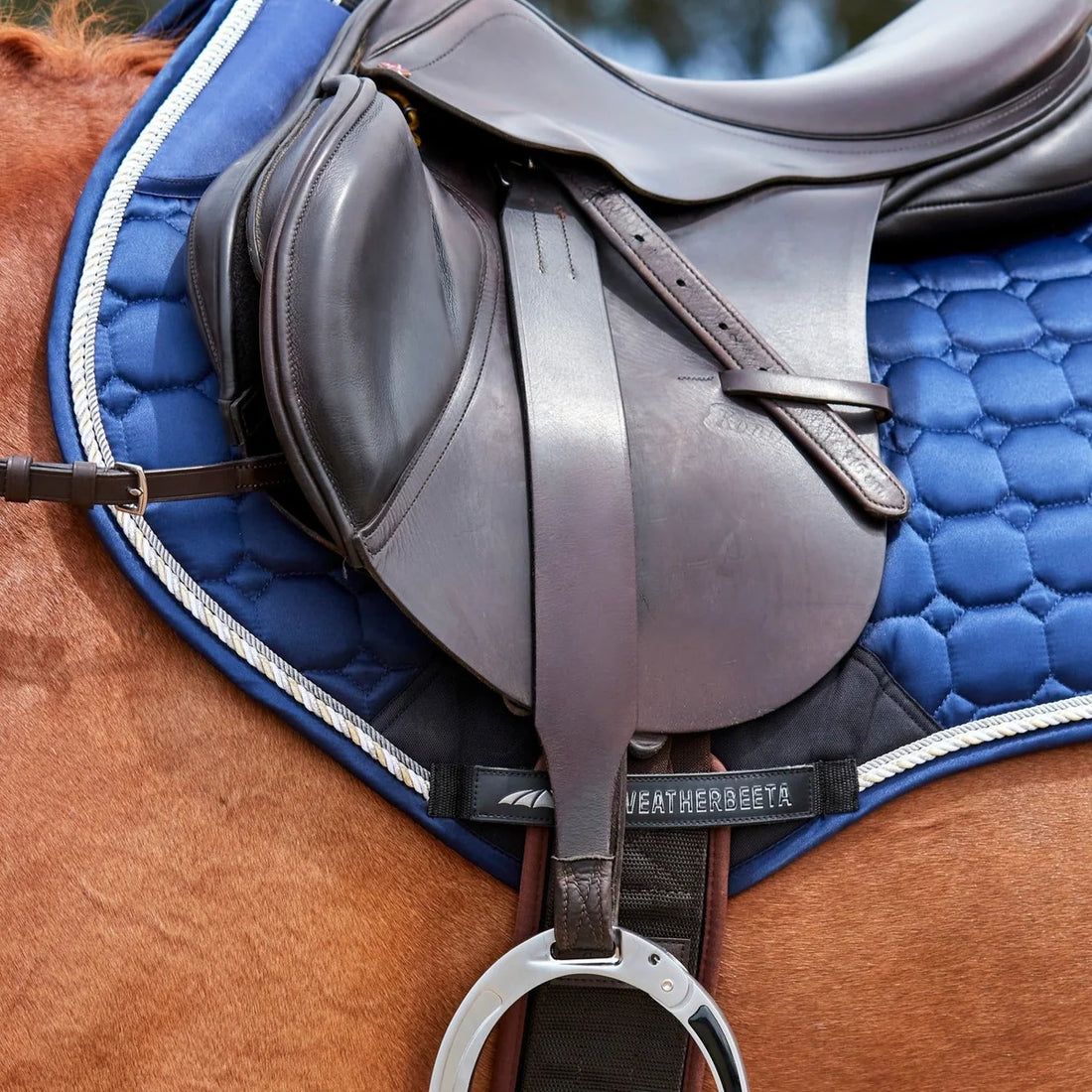Collegiate Comfitec Stability Stirrup Leathers - Brown