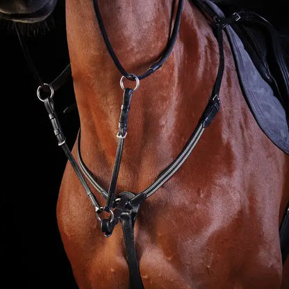 Collegiate Elastic Event Breastplate - Black