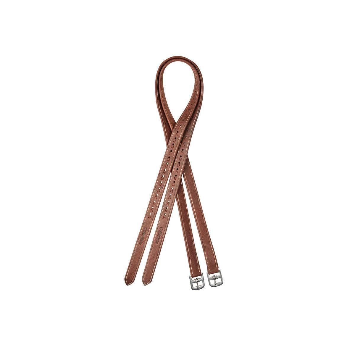 Collegiate Luxe Stirrup Leathers - Brown