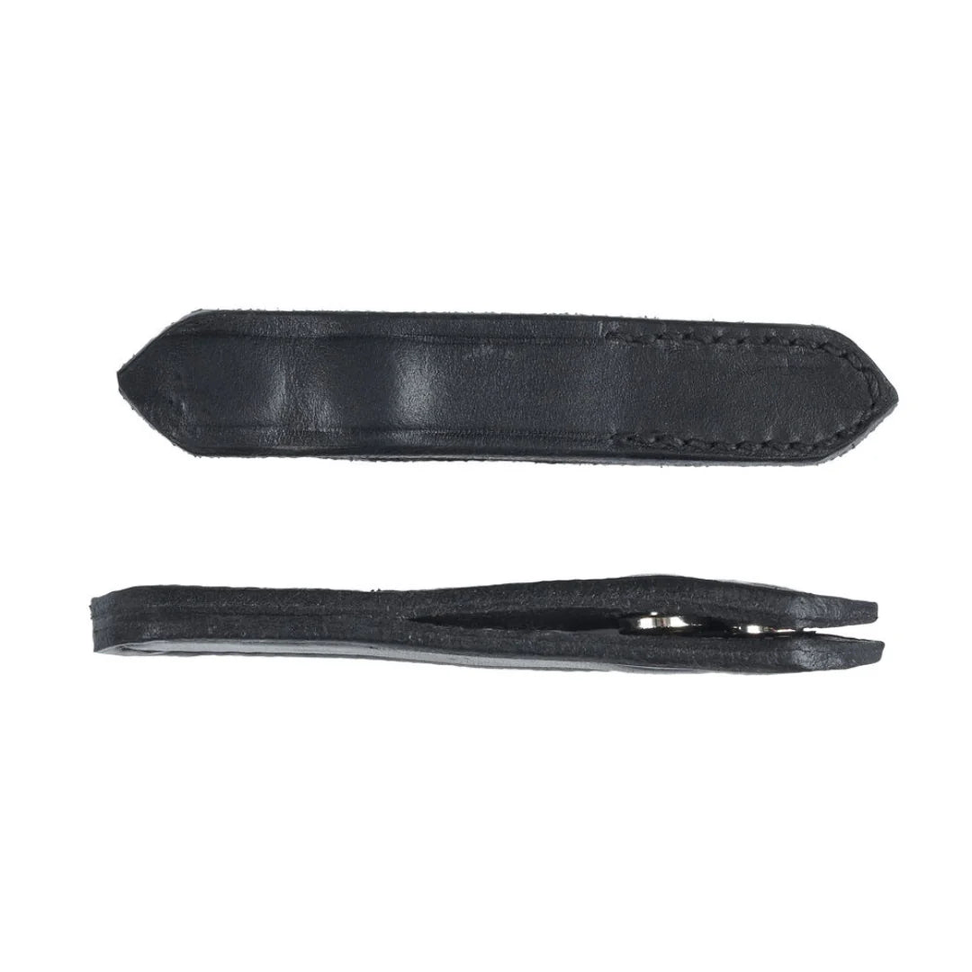 Collegiate Press Stud Rein Stoppers - Black
