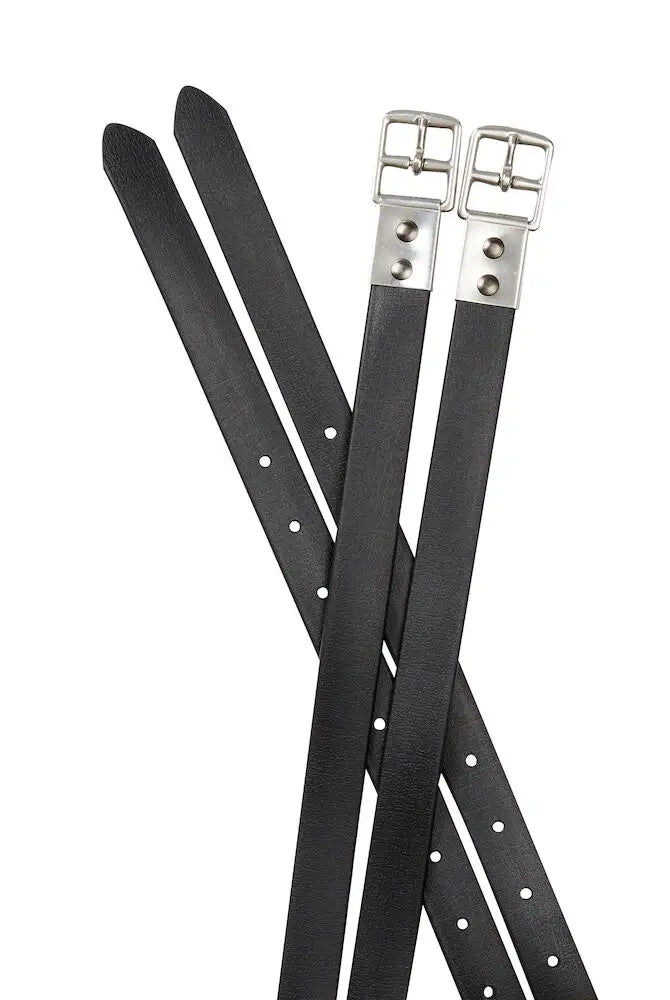 Collegiate Synthetic Stirrup Strap - Black