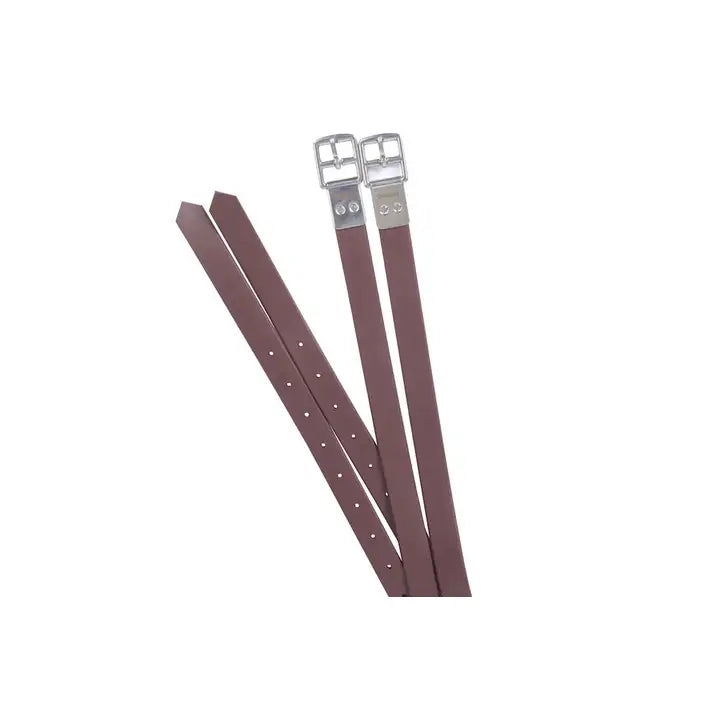 Collegiate Synthetic Stirrup Strap - Brown