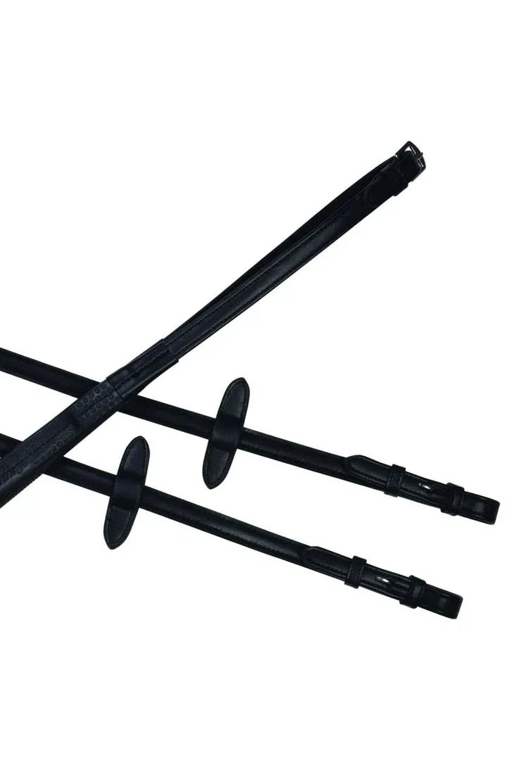 Collegiate Syntovia+ Rubber Reins - Black - 2