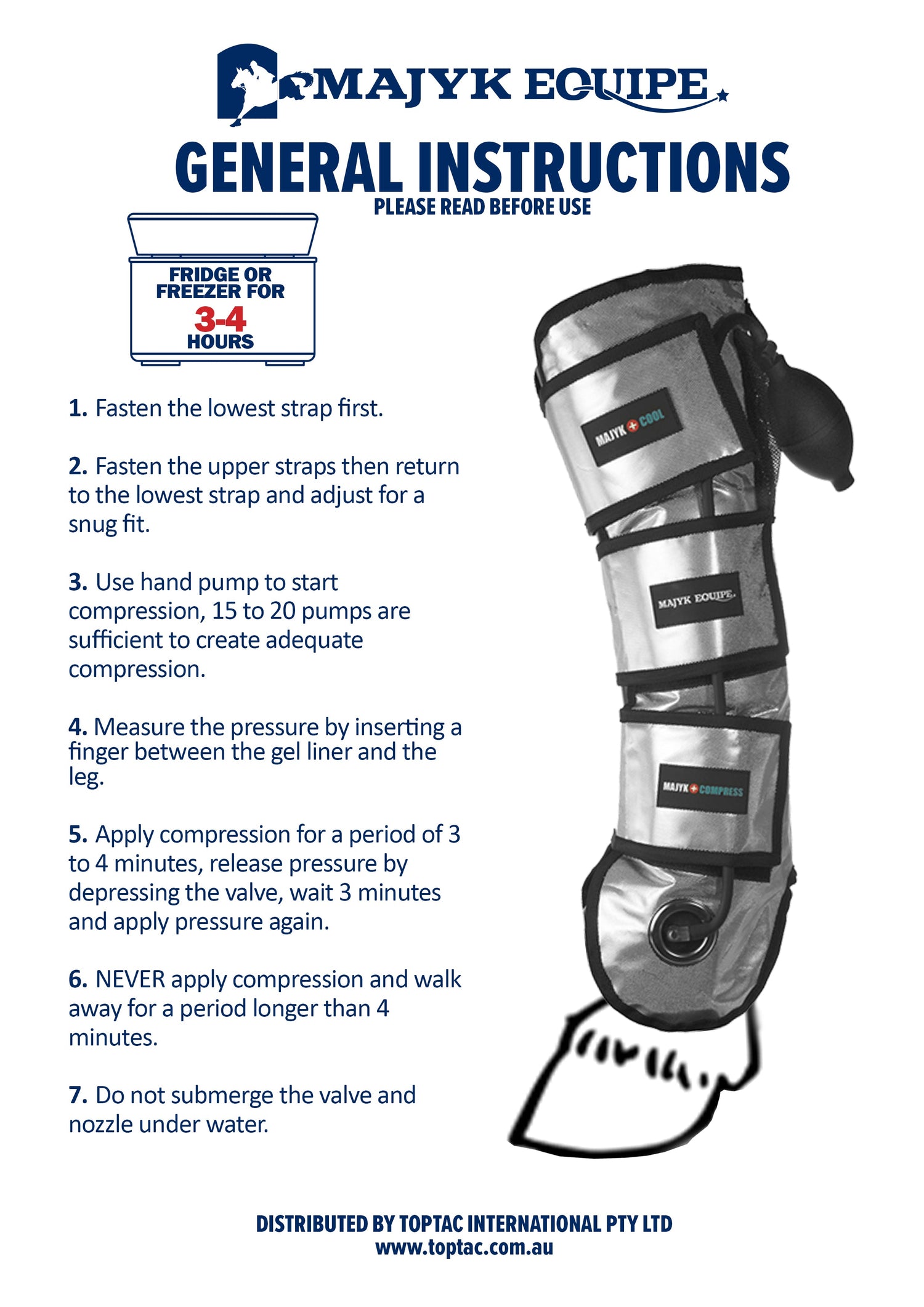 Majyk Equipe Cool Compression Gel Ice Boots