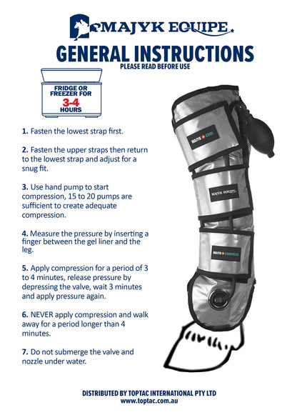 Majyk Equipe Cool Compression Gel Ice Boots