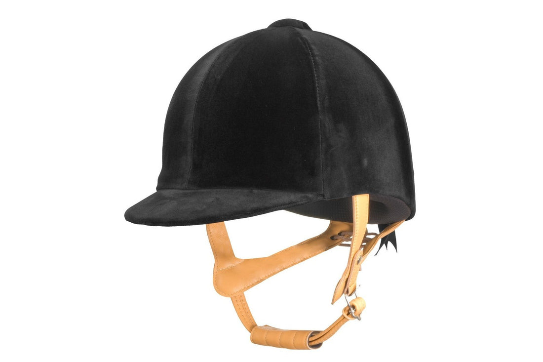 CPX Supreme Champion Velvet Helmet - Black