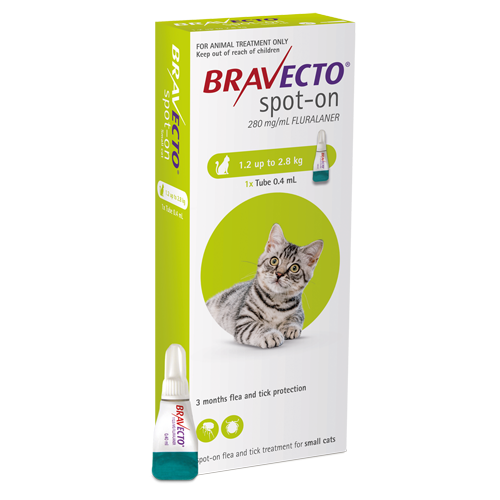 Bravecto Spot-On Small cat 1.2-2.8kg