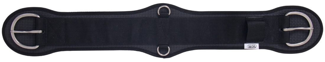 Double Hill Western Comfort Buckle Girth - Black