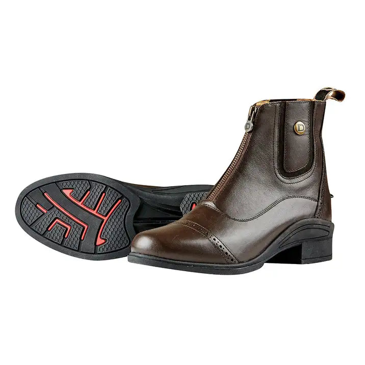Dublin Childrens Rapture Zip Paddock Boots - Brown