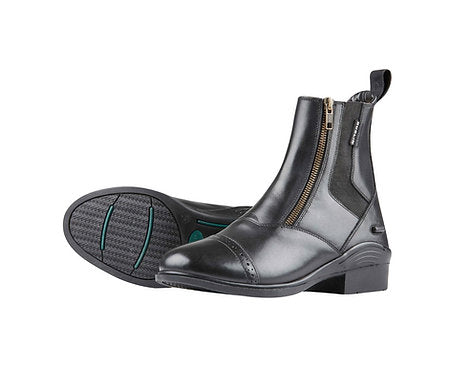 Dublin Evolution Double Zip Front Paddock Boots - Black