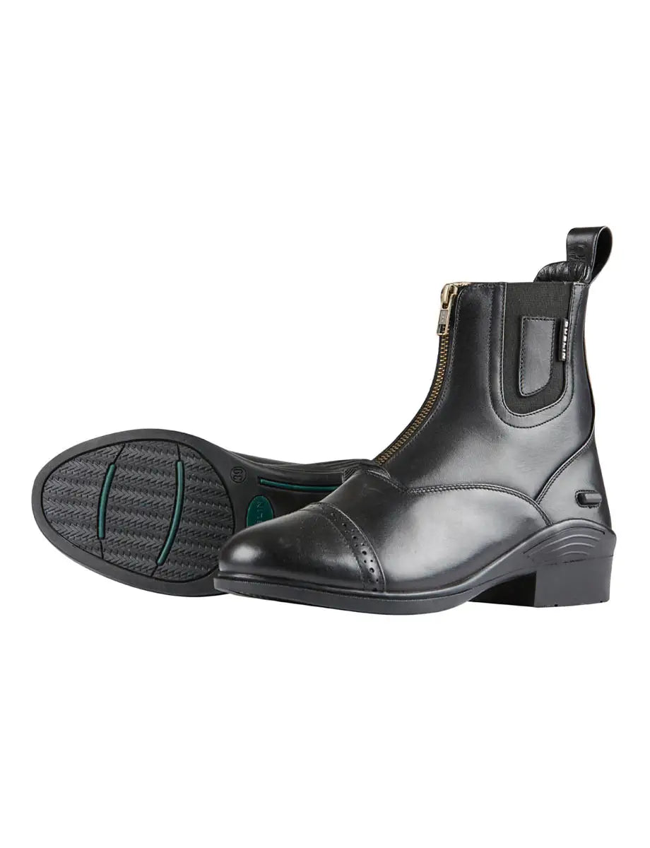 Dublin Evolution Zip Front Paddock Boots - Black