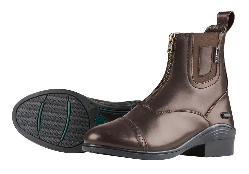 Dublin Evolution Zip Front Paddock Boots - Brown