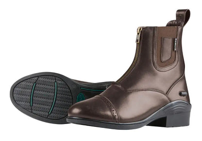 Dublin Evolution Zip Front Paddock Boots - Brown