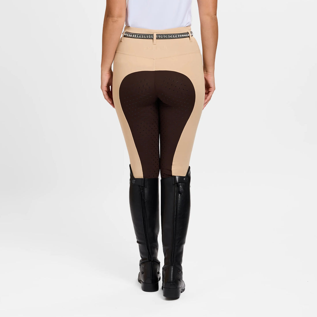 Dublin Form 2-Tone Competition Riding Tights - Back