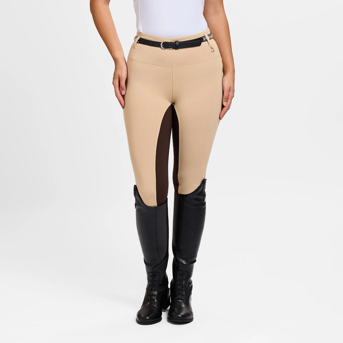 Dublin Form 2-Tone Competition Riding Tights - Front