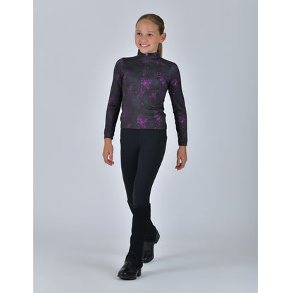 Dublin Kids Breathable Long Sleeved Riding Top - 2