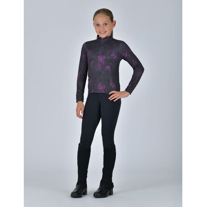 Dublin Kids Breathable Long Sleeved Riding Top - 6