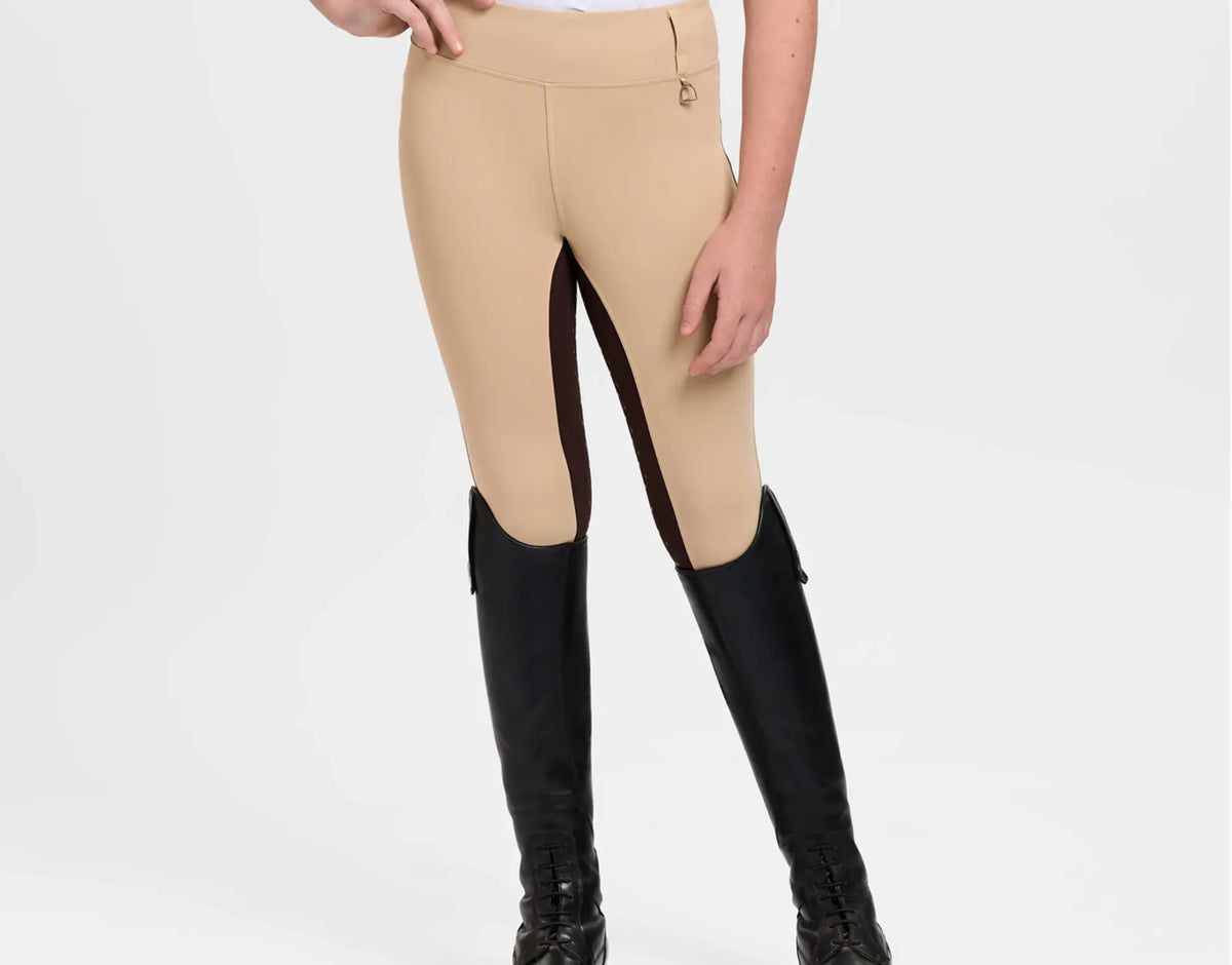 Dublin Kids Form 2-Tone Cometition Riding Tights - 4