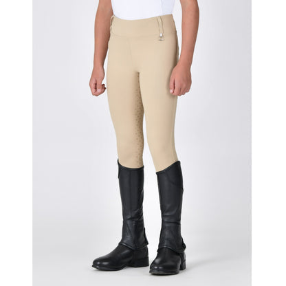 Dublin Kids Form Competition Riding Tights - Beige Hero