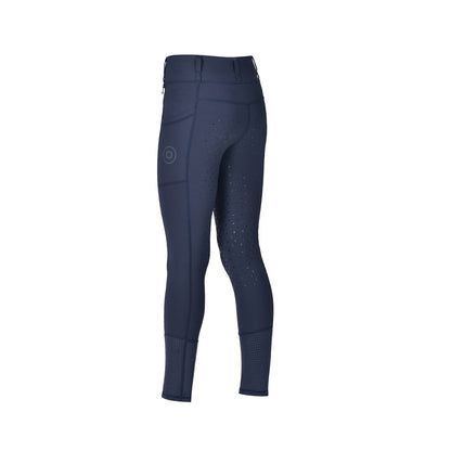Dublin Kids Form Mesh Riding Tights - Navy Back