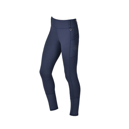 Dublin Kids Form Mesh Riding Tights - Navy Front