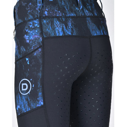 Dublin Kids Form Riding Tights - Blue Terrain Logo