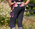 Dublin Kids Form Riding Tights - Blush Floral Back