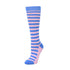 Dublin Kids Socks Single Pack - Blue Pink Stripe