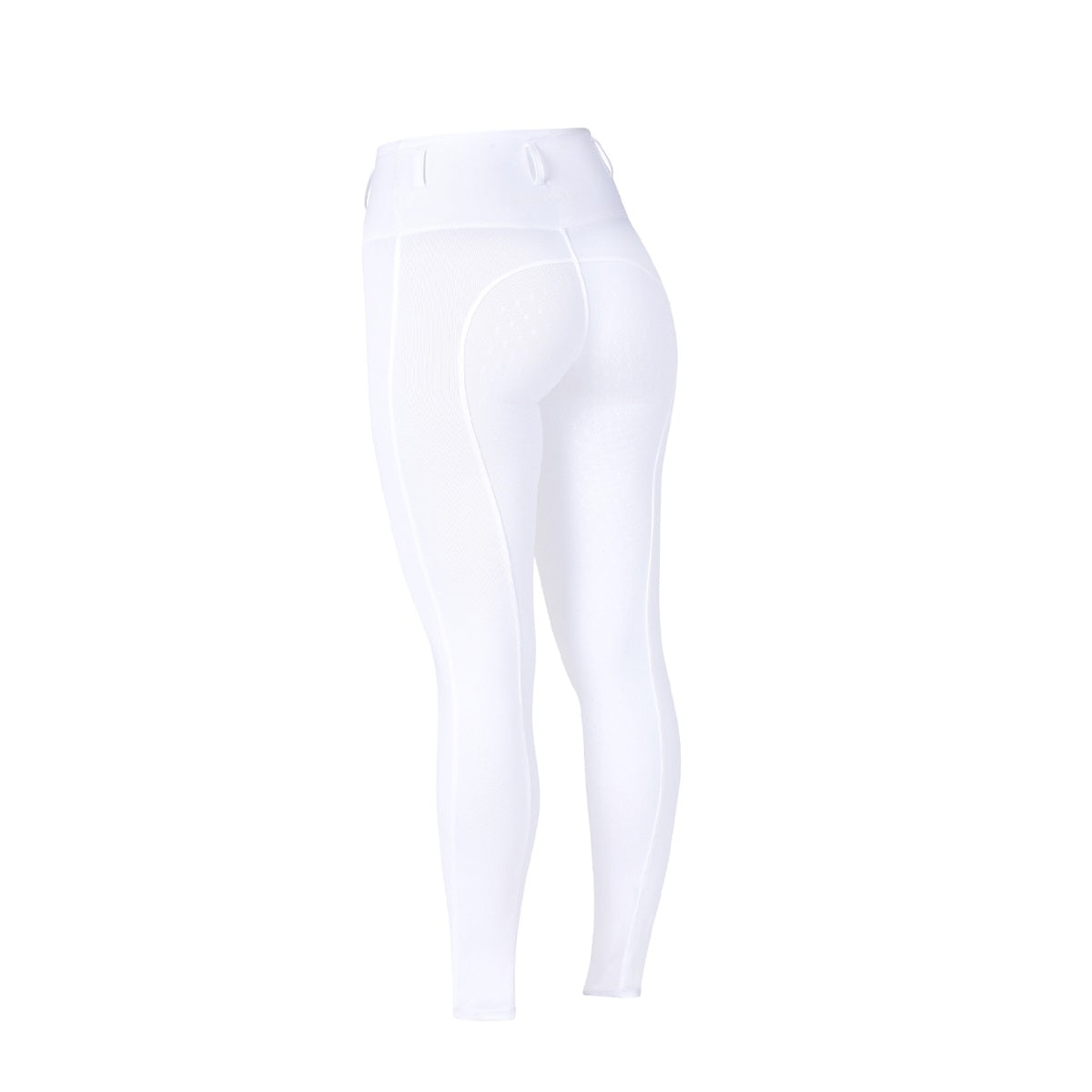Dublin Ladies Form Competition Riding Tights - White Back