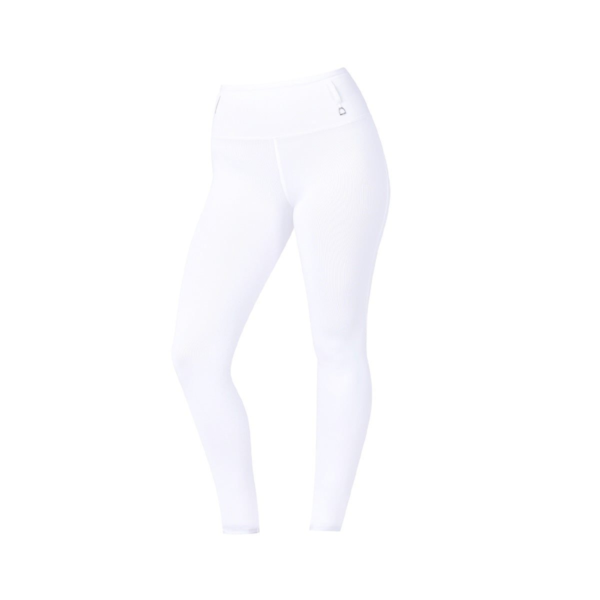 Dublin Ladies Form Competition Riding Tights - White Front
