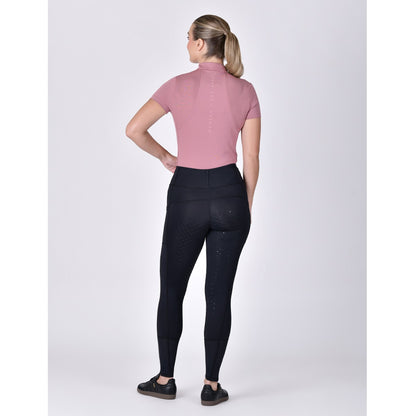 Dublin Ladies Form Mesh Riding Tights - Black Back