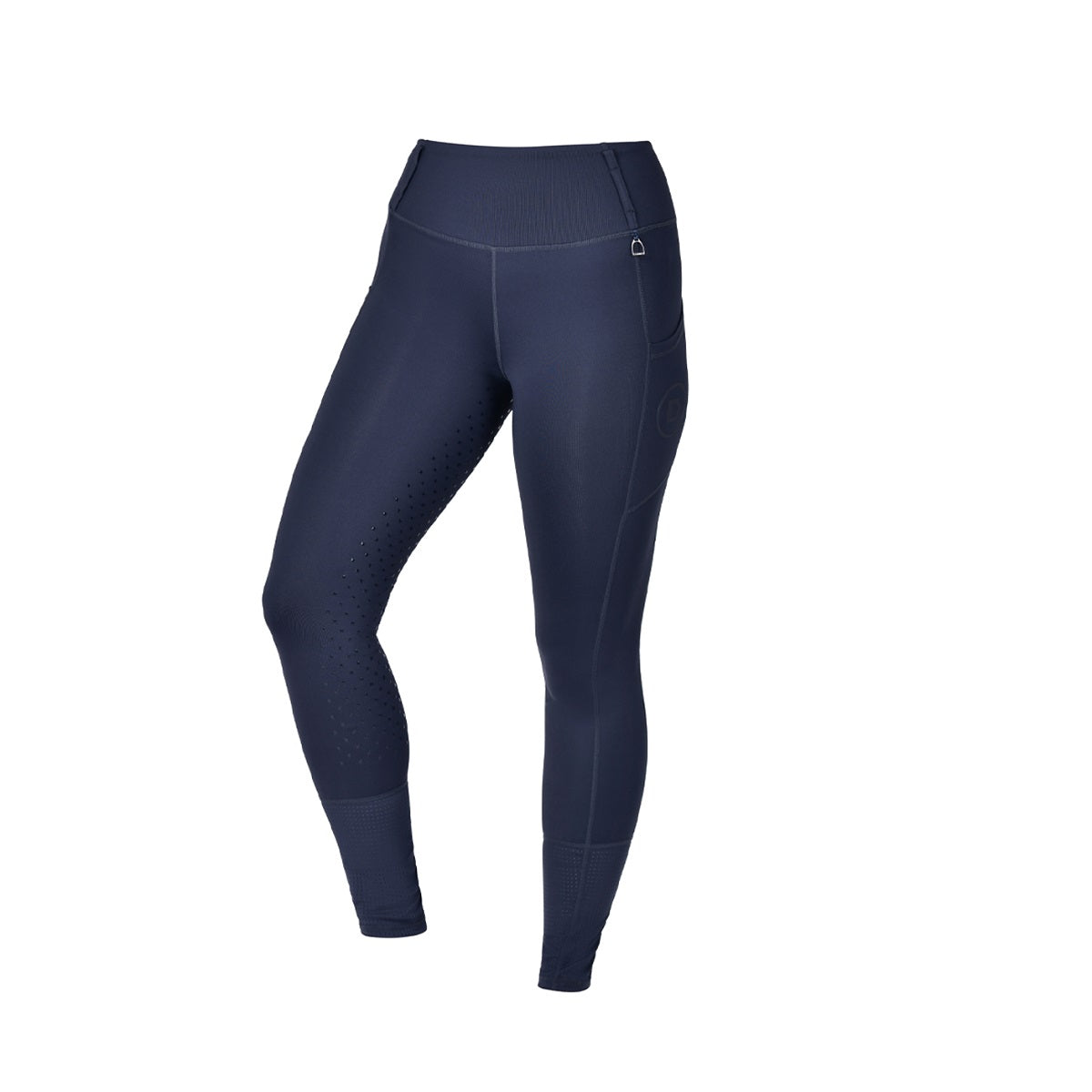 Dublin Ladies Form Mesh Riding Tights - Navy Front