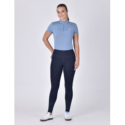 Dublin Ladies Form Mesh Riding Tights - Navy
