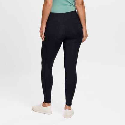 Dublin Ladies Form Signature Riding Tights - Black Back