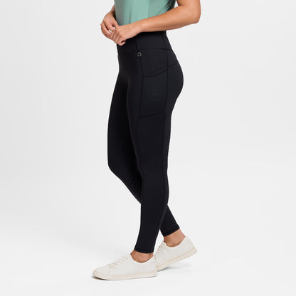 Dublin Ladies Form Signature Riding Tights - Black Side