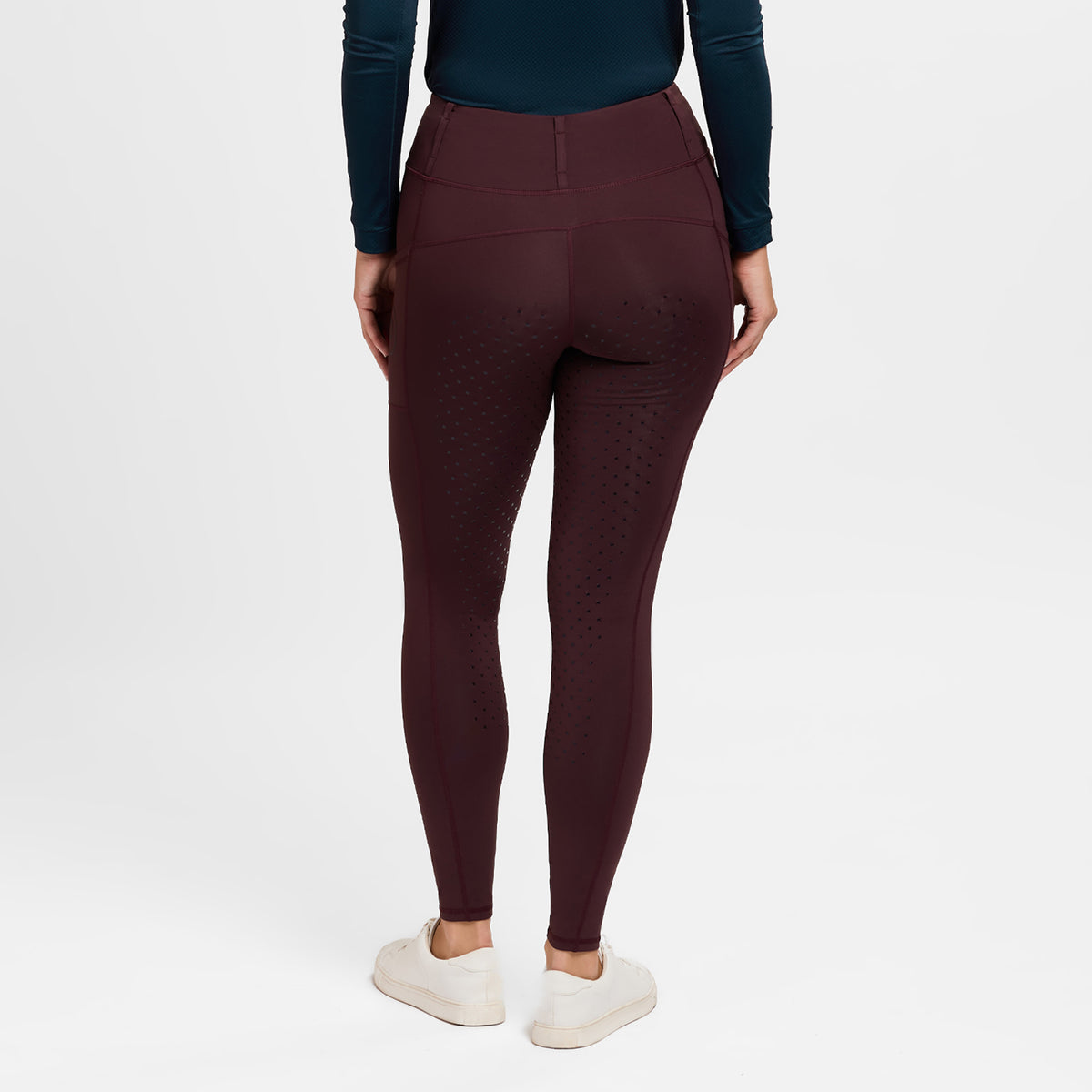 Dublin Ladies Form Signature Riding Tights - Blackberry Back