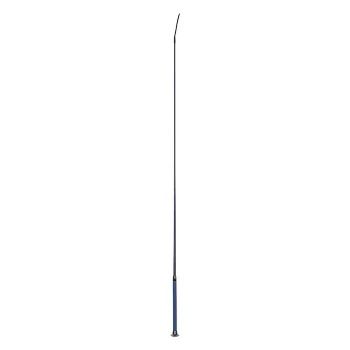 Dublin Leather Embossed Dressage Whip II - Grey