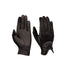 Dublin Pull On Glitter Mesh Back Riding Gloves - Black