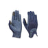 Dublin Pull On Glitter Mesh Back Riding Gloves - Navy