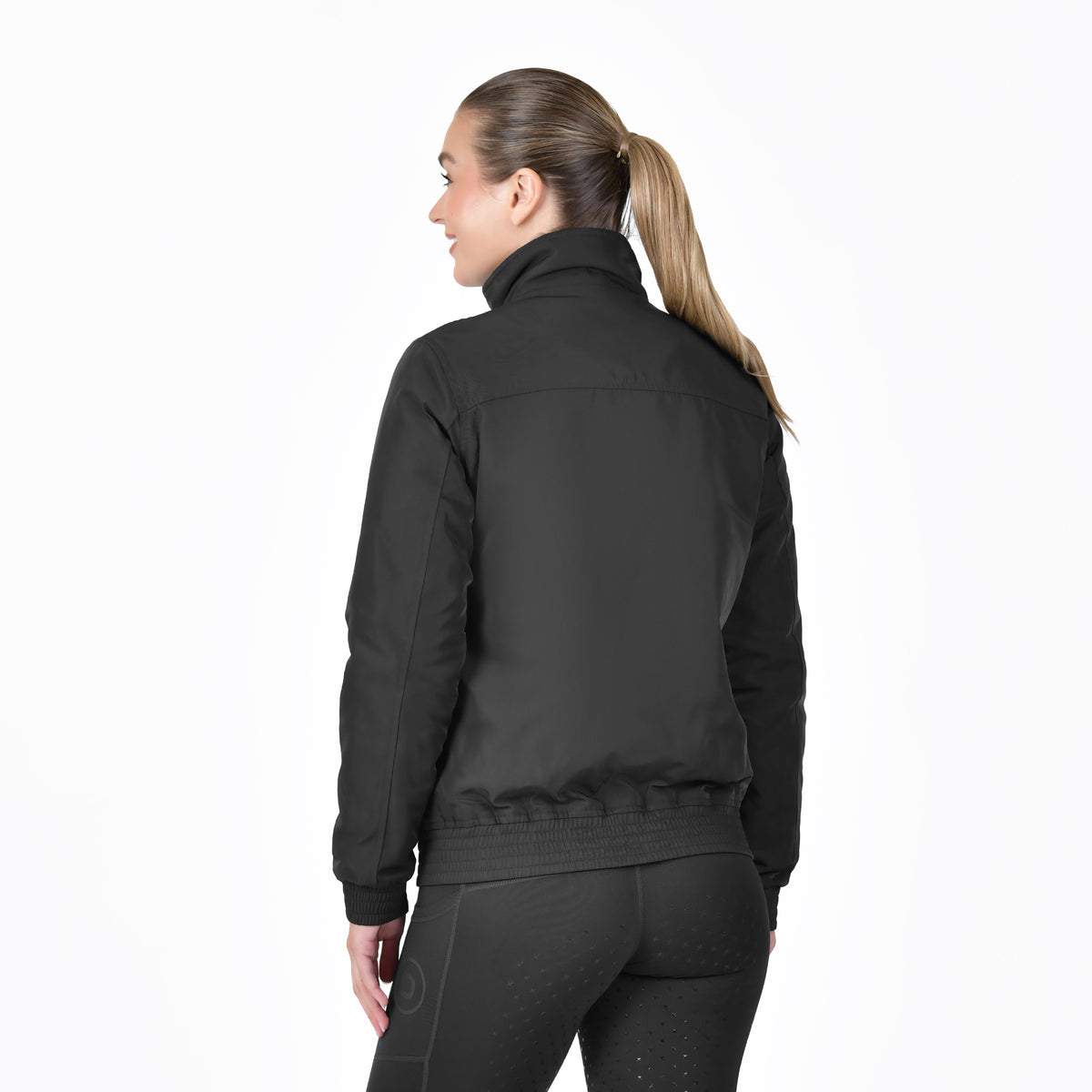Dublin Zip Through Blouson Team Jacket - Black Back