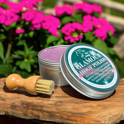 Eco Horse Glamour Hoof Polish with Brush - Pink