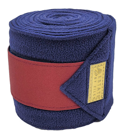 Estate Polo Bandage - Navy Burgundy