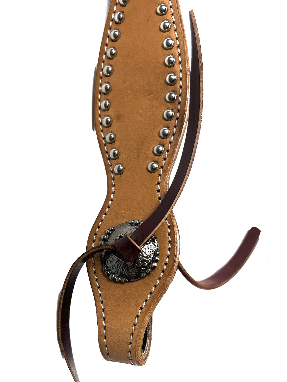 Ezy Ride Bridle Brow with Dots and Silver Buckle - 5