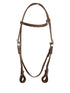 Ezy Ride Bridle Brow with Stitching and Silver Trim
