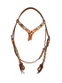 Ezy Ride Bridle with Futurity Knot and Rawhide Brow Natural