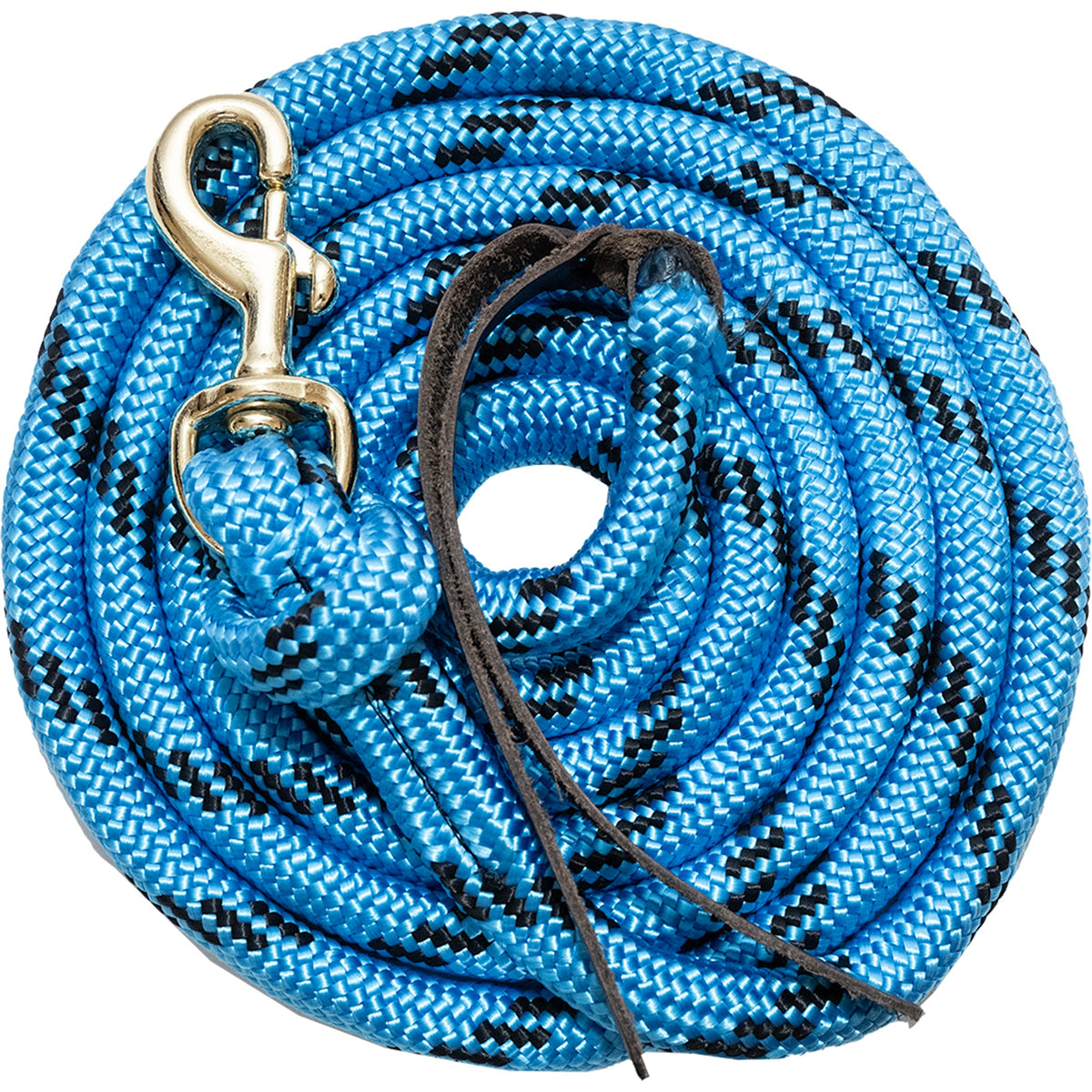 Ezy Ride Cowboy Poly Lead - Turquoise Black