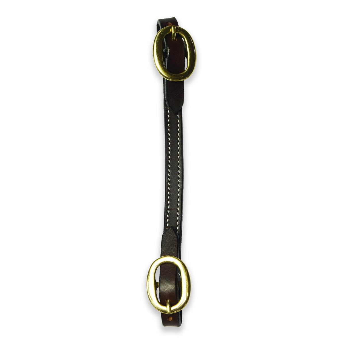 Ezy Ride Curb Strap with Brass Buckles