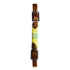 Ezy Ride Curb Strap with White & Turquoise Lacing Harness