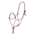 Ezy Ride Premium Nylon Rope Halter - Purple Silver