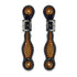 Ezy Ride Spur Strap Basket Stamping with Antique Style Buckle Two Tone
